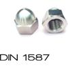 INOX MARE S.r.l. DIN 1587 M10 Dadi ciechi a calotta