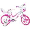 DINO BIKES Bicicletta da bambina FLAPPY 16 adatta a bambini di altezza compresa tra i 107 e 125 cm. Codice art. 516-02