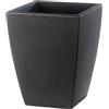 Vaso in resina QUADRO VENETO H50 - 40x40 - GRIGIO ANTRACITE - TERAPLAST