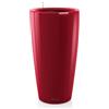 Vaso fioriera alta RONDO Ø40 con auto irrigazione - ROSSO SCARLATTO LUCIDO - LECHUZA