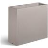 Fioriera rettangolare alta KUBE HIGH CASSETTA 100X40 H70 - CRETA - EURO3PLAST