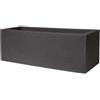 Vaso rettangolare da esterno KUBE CASSETTA 100X40 H40 - GRANITO - EURO3PLAST