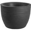 Vaso Tondo HERA ELEGANCE Ø40X H30 - GRIGIO ANTRACITE - NICOLI
