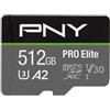 Pny U3 Pro Elite - - 512 GB scheda MicroSD (p-sdux512u3100pro-ge)