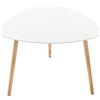 ATMOSPHERA CREATEUR D'INTERIEUR - Tavolino Mileo bianco 60x60cm