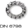 INOX MARE S.r.l. DIN 6798 M5 Rondelle dentellate