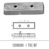 TECNOSEAL FOUNDRY SRL ANODO FLAPS 130X50X17X77 Piastre