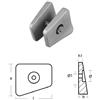 TECNOSEAL FOUNDRY SRL PIASTRE PER MOTORI - SERIE - JOHNSON / EVINRUDE 521 20-25 HP 1991 Piastre 20-25hp 1991