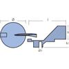 TECNOSEAL FOUNDRY SRL PINNA PER MOTORI - SERIE - 80/100 HP 4T PINNA SERIE 80/100HP 4T