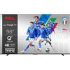 TCL Smart TV 98" 4K UHD QLED Google TV Classe G Wi-Fi Titanio 98C69B C69 Series