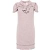 CHANEL Pre-Owned - Abito corto con fiocco 2009 - Donna - seta/poliestere/cotone/viscosa - Taglia unica - Viola