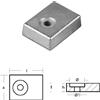 TECNOSEAL FOUNDRY SRL PIASTRINA PER MOTORI - SERIE - SUZUKI 65/115/200/225/250 HP ALLUMINIO Piastrina Suzuki DF23/300