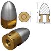 TECNOSEAL FOUNDRY SRL OGIVA COMPLETA A35/50 30X2 Ogive Riva fisse con ottone