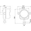 NAUTICA DDR SRL FARO NIGHTEYE ABS 12V 100+100W Faro Night Eye ABS 100+100W