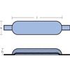 TECNOSEAL FOUNDRY SRL ANODO A SALDARE KG.5 300X80X40 Anodi a saldare