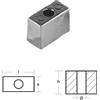 TECNOSEAL FOUNDRY SRL CUBO IN ALLUMINIO PER MOTORI MERCURY Cubo per Motori