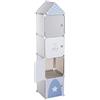 ATMOSPHERA CREATEUR D'INTERIEUR - Armadietto per Bambini Colonne Grigio 34x139cm