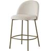 Connubia Sgabello Cozy Mid CB2309 con struttura in metallo e seduta a scelta da h. 95.5 cm