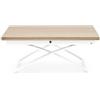 Connubia Tavolo trasformabile Magic-J CB5041-A con struttura in metallo e piano in nobilitato da 115x75(150) cm - IN PROMOZIONE CON VOUCHER