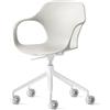 Connubia Sedia Home Office girevole Ops! CB2319 con struttura in alluminio e seduta a scelta - Con braccioli - IN PROMOZIONE CON VOUCHER