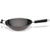 Ken Hom Wok Antiaderente Acciaio al Carbonio, 35cm, Excellence, Padella a Induzione/Compatibile con Utensili in Metallo, Lavabile in Lavastoviglie, 5 Anni di Garanzia, KH435001