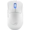 ASUS ROG Keris II Ace Wireless AimPoint White mouse Giocare Mano destra RF + Bluetooth USB Type-A Ottico 42000 DPI [90MP03N0-BMUA10]