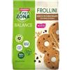 Enerzona Frollini 40-30-30 Confezione 250 Grammi Gusto Integrale Gocce Di Cioccolato