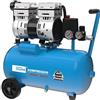 Güde Compressore Airpower 150/8/24 Silent (senza olio, silenzioso, max. 8 bar, 1100 W, caldaia da 24 l, eff. quantità di consegna 130 l/min, riduttore di pressione, 2 manometro, valvola di sicurezza e