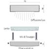 FORESTI & SUARDI S.P.A. LUCE DI CORTESIA ANDROMEDA 10-30V LED BIANCO 3200 Luci di ambient Andromeda-1