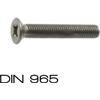 INOX MARE S.r.l. DIN 965 4X35 Vite testa piana svasata croce