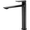 IMEX Rubinetteria IMEX- URAL NERO miscelatore lavabo alto - BDG040-3NG