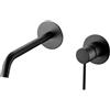 IMEX Rubinetteria IMEX- MILOS NERO miscelatore incasso lavabo - GLIS045NG