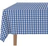 Martina Home - Vichy - Tovaglia confezionata in teflon - Blu Reale - Rotonda 140 cm