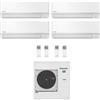 Panasonic CONDIZIONATORE PANASONIC QUADRI SPLIT TZ SUPER COMPATTA 7000+7000+7000+7000 BTU WIFI INVERTER CU-4Z68TBE A++