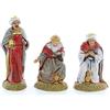 Moranduzzo Tris Re Magi Adatto a Presepe da 6 cm Scala 1:32 - MINI 6 - Statuina Indistruttibile, Stile '700, Rifinita a Mano, Scultore M. Landi, Made in Italy