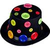 W WIDMANN MILANO Party Fashion - Cilindro da clown con bottoni