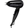 Braun Satin Hair 1 Style&Go BRHD130E Asciugacapelli 1200W, 2 Temperature, Ultra Leggero, Multivoltaggio, da Viaggio, Concentratore, Nero