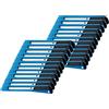 Westcott e 84000 00 Lame Cutter Office, 9 mm, in plastica, 24 pezzi, blu/nero