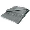 Verdelook Telo occhiellato multiuso in polietilene, 180 gr/mq 3x4m Grigio di Verdelook