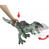Mattel Jurassic World Gigantosauro Attacco Letale con fauci mobili, ruggito e movimenti, dinosauro giocattolo per bambini 4+ anni