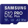 Samsung 512GB PRO Plus MicroSDXC 120MB/s +Adapter