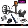 Quest Metal detector Quest Q35 + Pinpointer P-1+Guanti+Paletta Empotec IN OMAGGIO