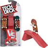 Tech Deck Mini Skate FINGERSKATE VERUSUS Series Confezione da 2 Mini Skate Assortiti e Un ostacolo, per Bambini dai 4 Anni in su