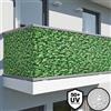 BAKAJI Telo Copertura Frangivista Frangivento Ringhiera Protezione Vento Balcone Foglie