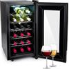 BAKAJI Cantina Refrigerante Vino Cantinetta Frigo Elettrica 18 Bottiglie 52 Lt 70W