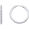 ALFIERI & ST. JOHN Mono orecchino mirror a cerchio con diamanti ct. 0,11