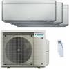 Daikin Condizionatore Daikin Stylish Silver trial split 7000+7000+9000 BTU inverter A+++ wifi unità esterna 4 kW codice prodotto 3MXM40A/FTXA20CS_2/FTXA25CS_1