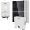 V-TACSOLAR KIT FOTOVOLTAICO 3,28KW MONOFASE TIER1 INVERTER DEYE V-TAC 3,6KW ACCUMULO 5,12KW VT-410KIT-328-36-5A-LEDKIT410T-3,6-5-GREY-NQ