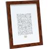 Deknudt Frames - Cornice portafoto con Inserto in Legno Dorato, Colore: Marrone, Legno, Marrone, 9 x 13 cm