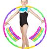 TaimeiMao Hula Hoop per Bambini, Hula Hoop Fitness, Cerchio di Fitness Rimovibile Splicing 8 Sezioni, Cerchio Ginnastica Ritmica, Hula Hoop per Ginnastica da Dimagrire, Danza, Giochi